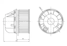 LFH1076 LUZAR Вентилятор салона